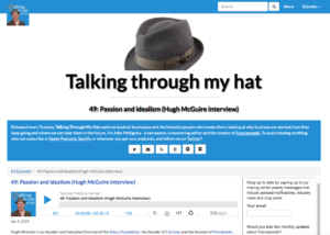 Talking Through my Hat Web page