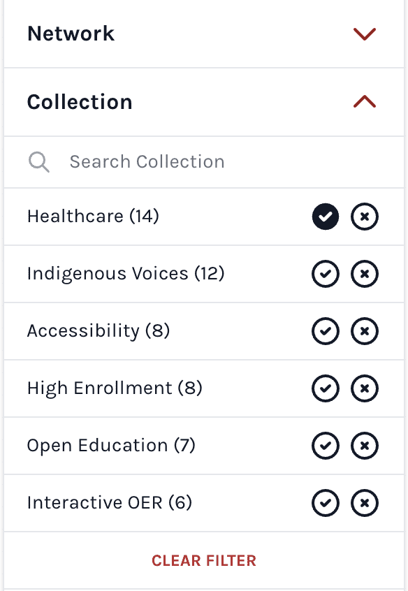 Search filters in the Directory