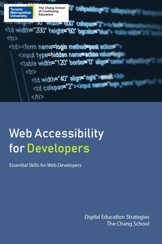 Web Accessibility for Developers book cover