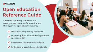 Pressbooks Open Education Reference Guide