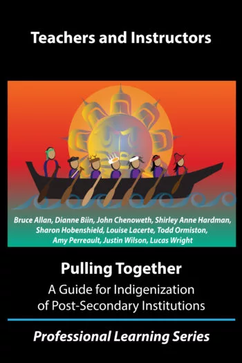 Pulling Together: Foundations Guide showing people paddling a colourful canoe