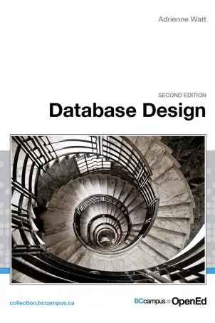 Database Design – 2nd Edition book cover showing a spiral staircase